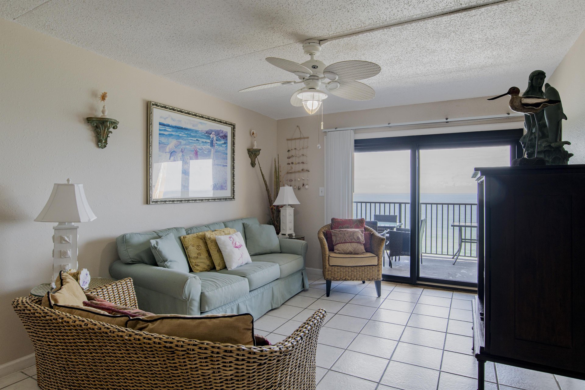 New Listing! Gulf Front Ocean Breeze West Condo Has Upper Level Views!