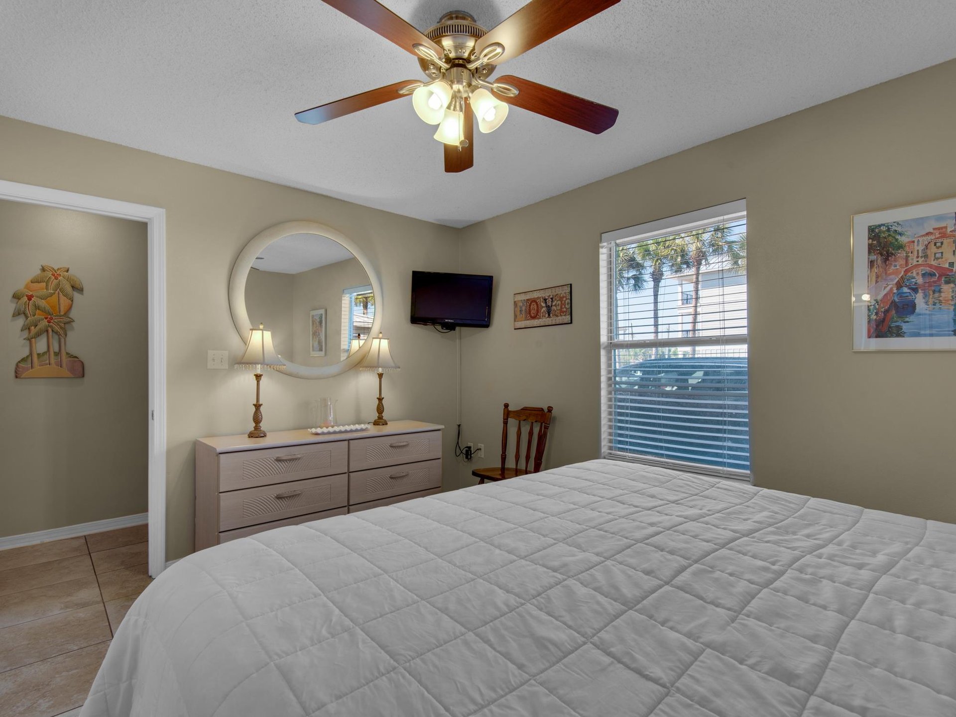 Primary Bedroom with TV