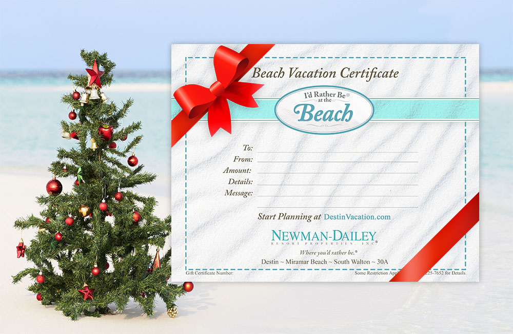 Give the gift of beach vacation