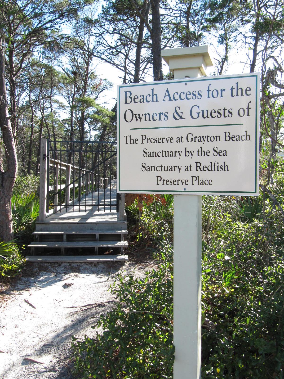 Beach Access via Preserve Walking Trail