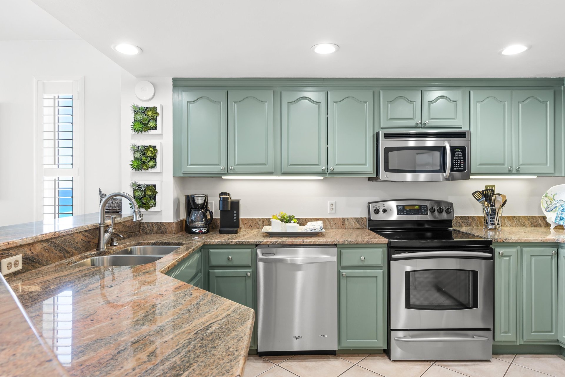 Kitchen with Stainless Appliances