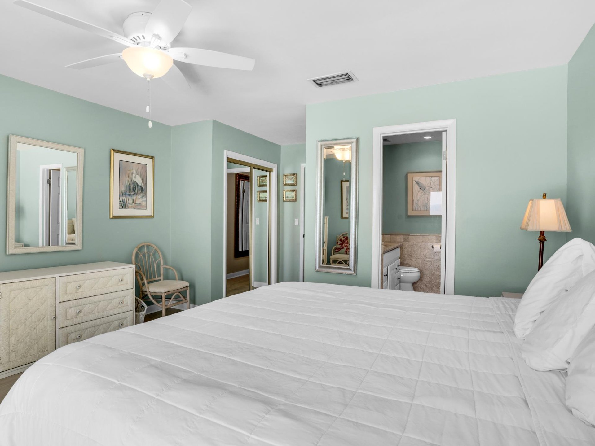 Primary Bedroom on 3rd Floor with King Bed