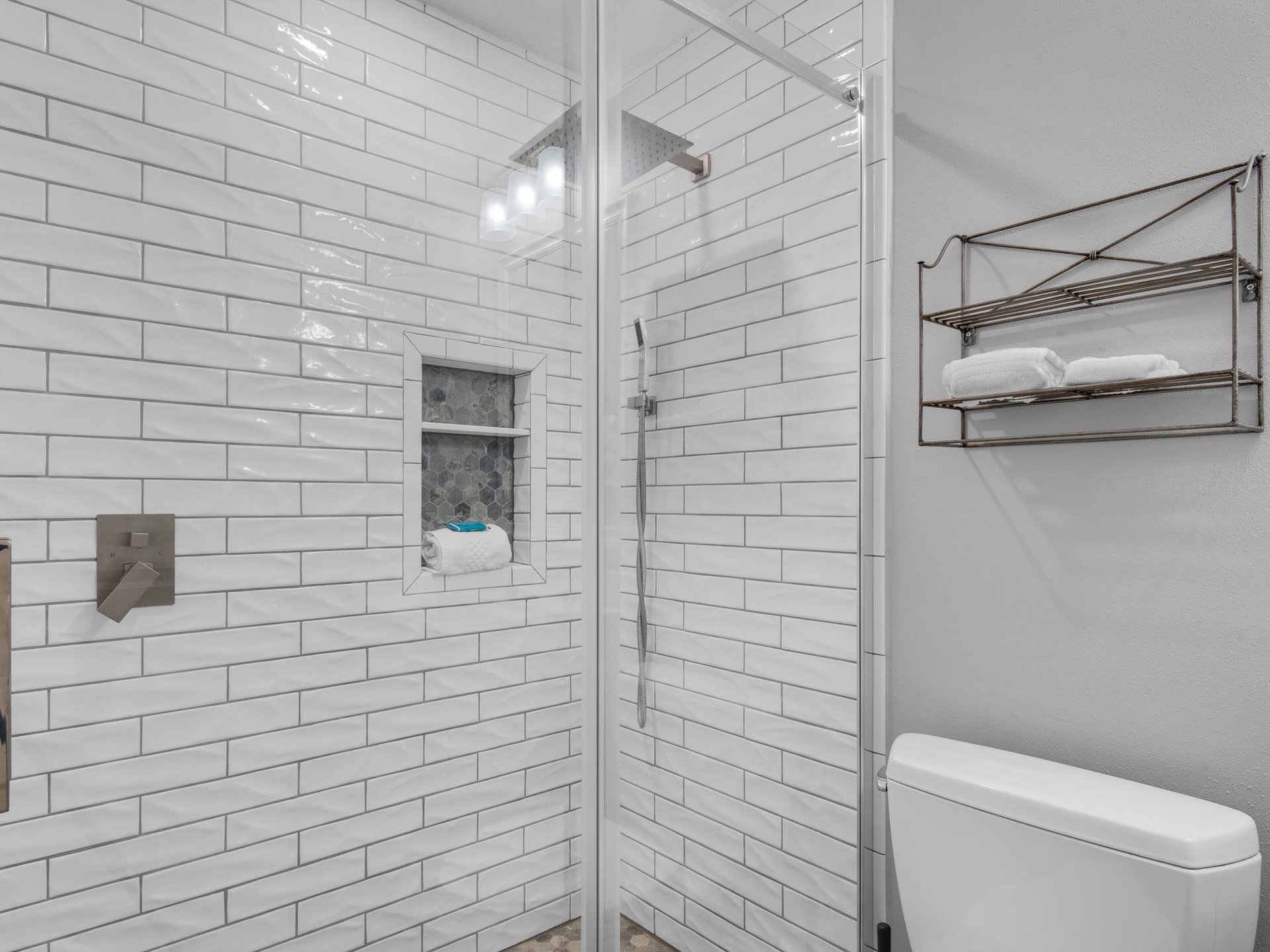 Walkin Shower in Guest Bathroom