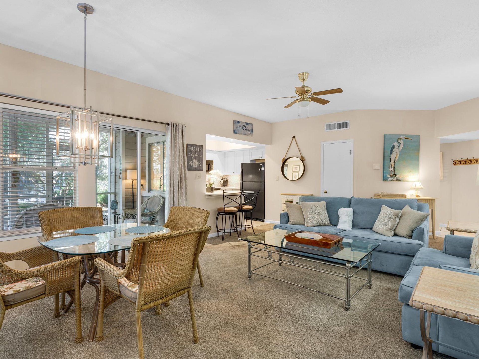 Entrance to Screened Porch from Dining Area