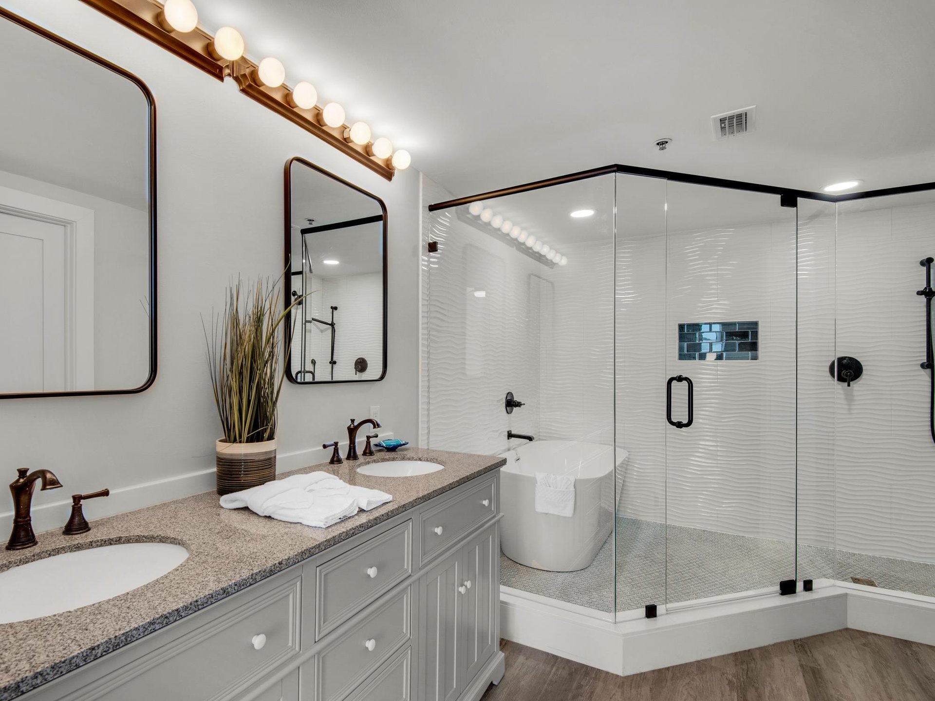 Primary Bathroom with Double Vanity