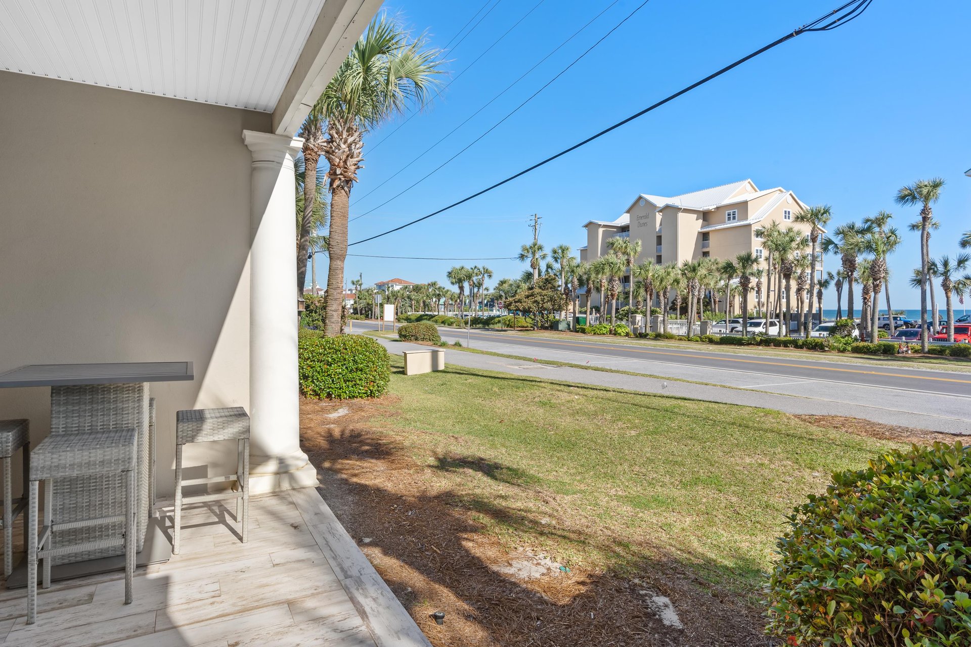 Private Patio with Great Gulf View