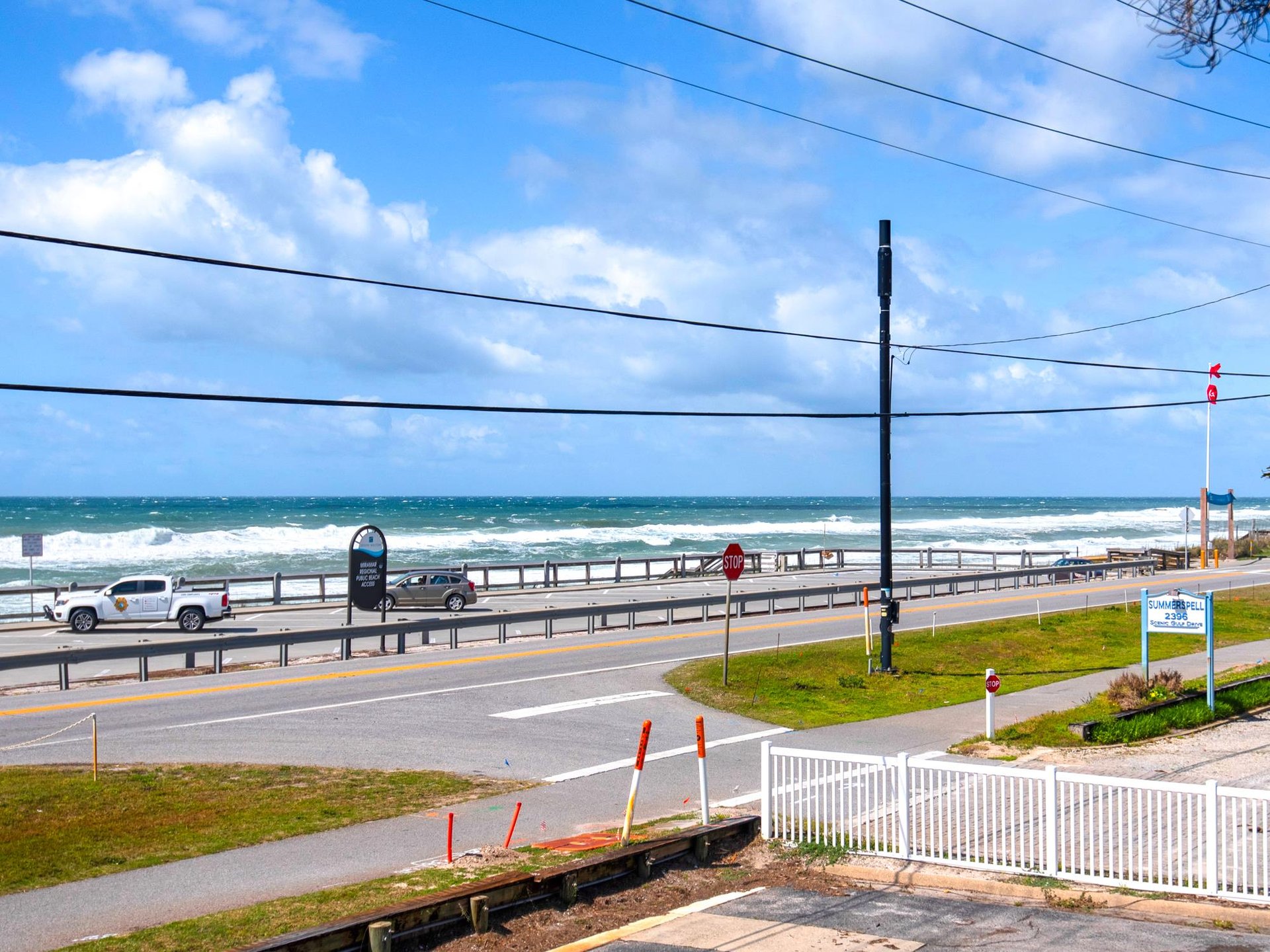 Balcony view of Gulf