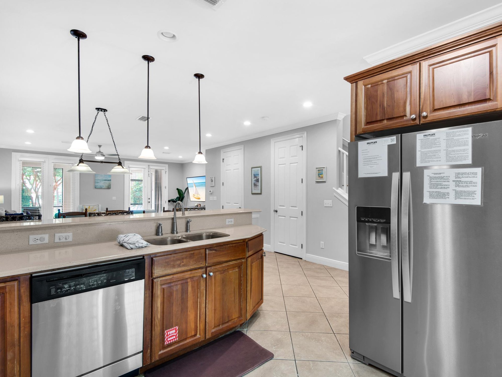 Open Kitchen to Enjoy Family Time