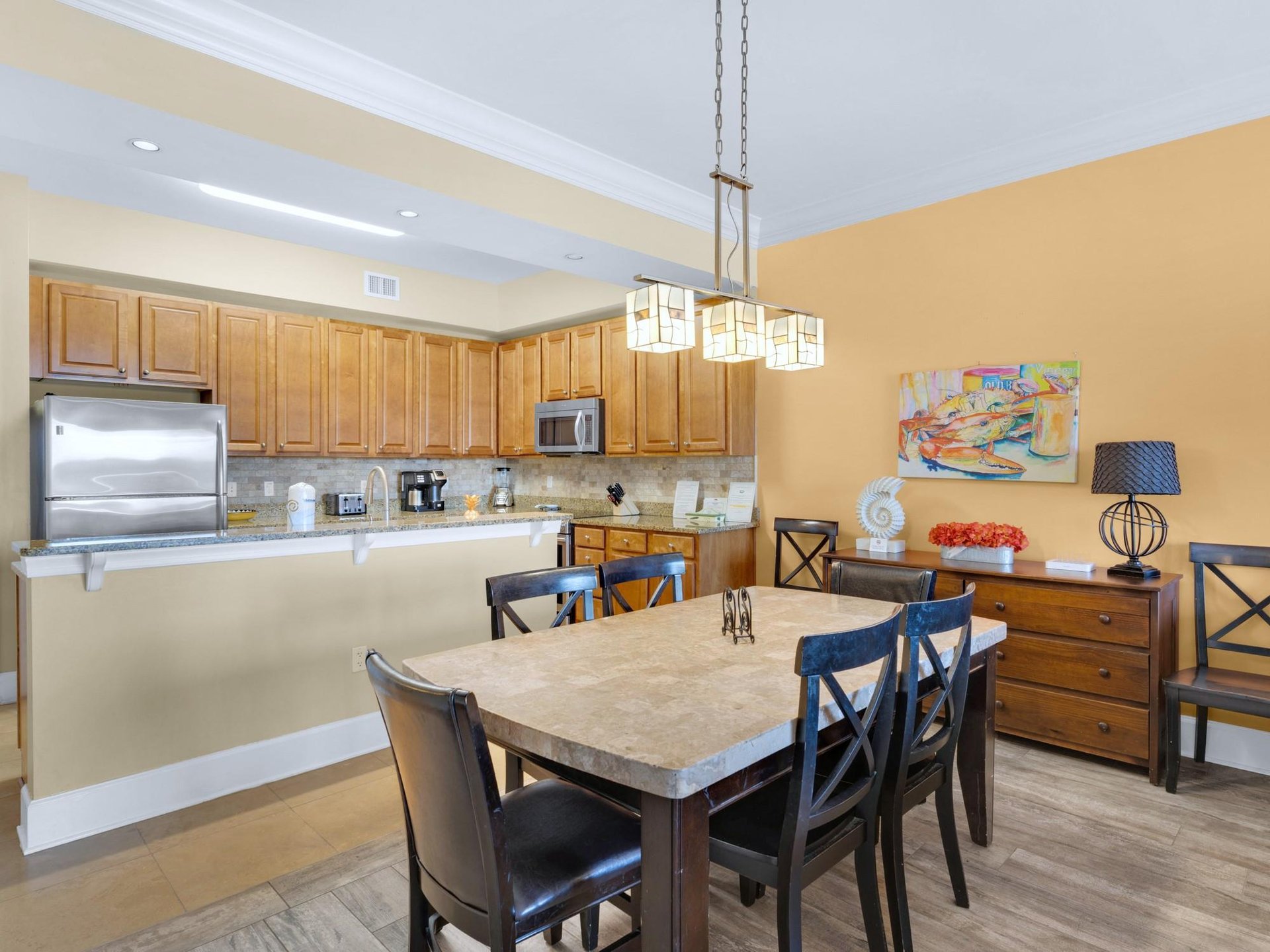 Dining Area open to the Kitchen and Living Area