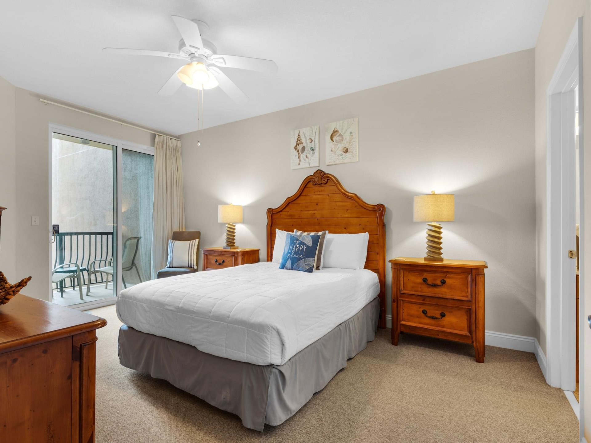 Guest Bedroom with Gulf View and Balcony