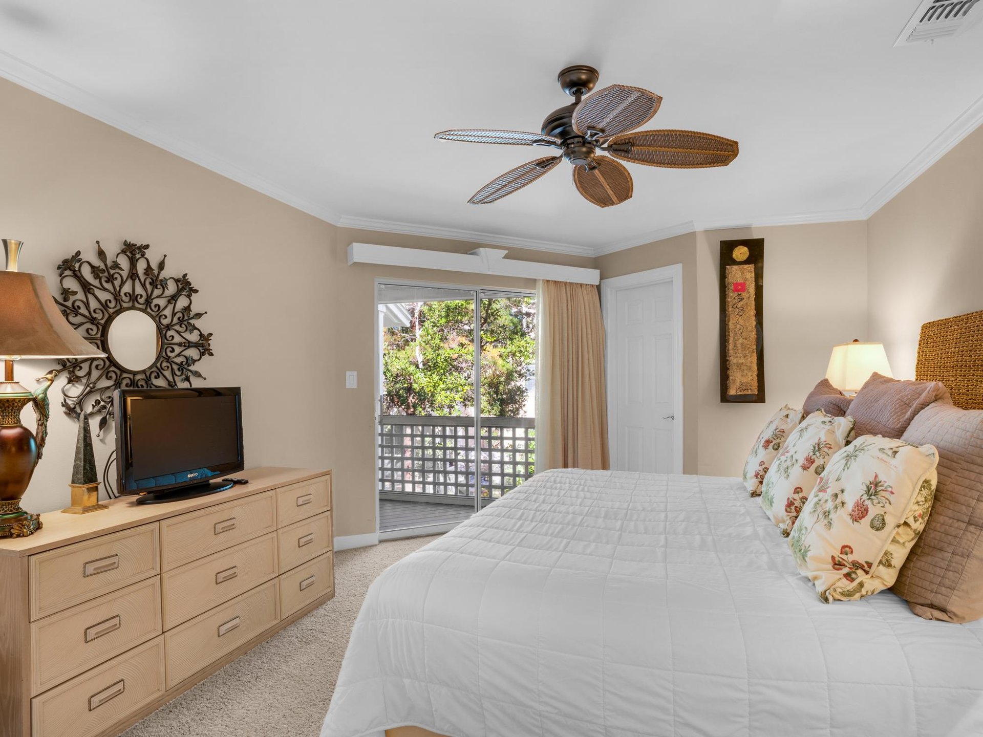 Balcony Access from Primary Bedroom