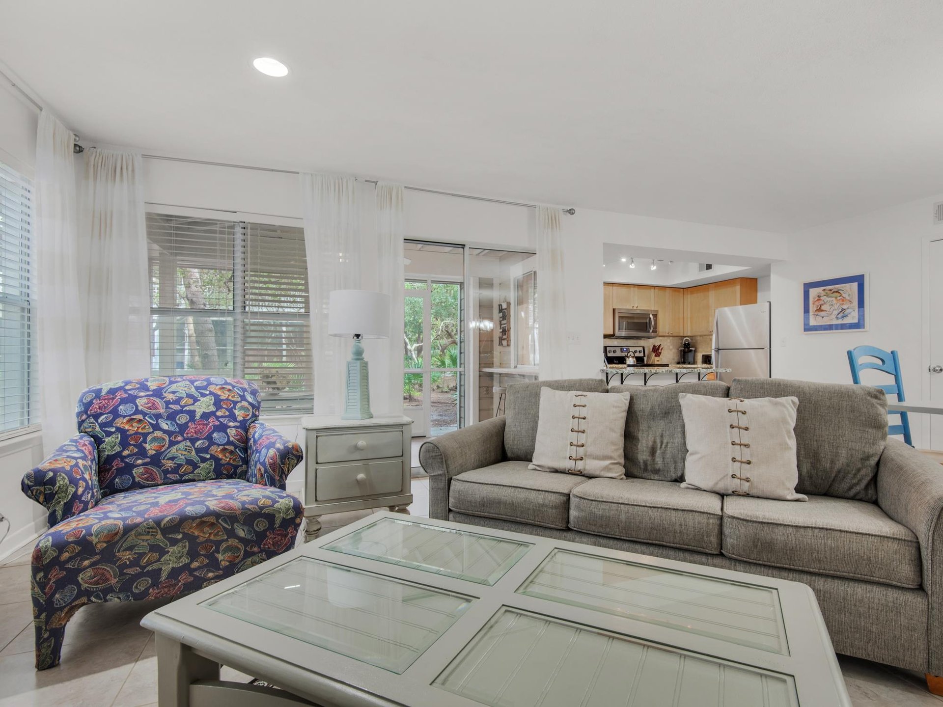 View of Kitchen From Living Area
