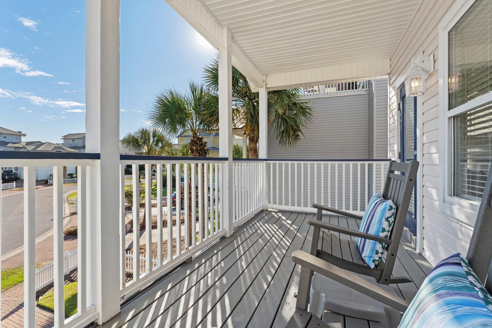 Balcony off Primary Bedroom to the right