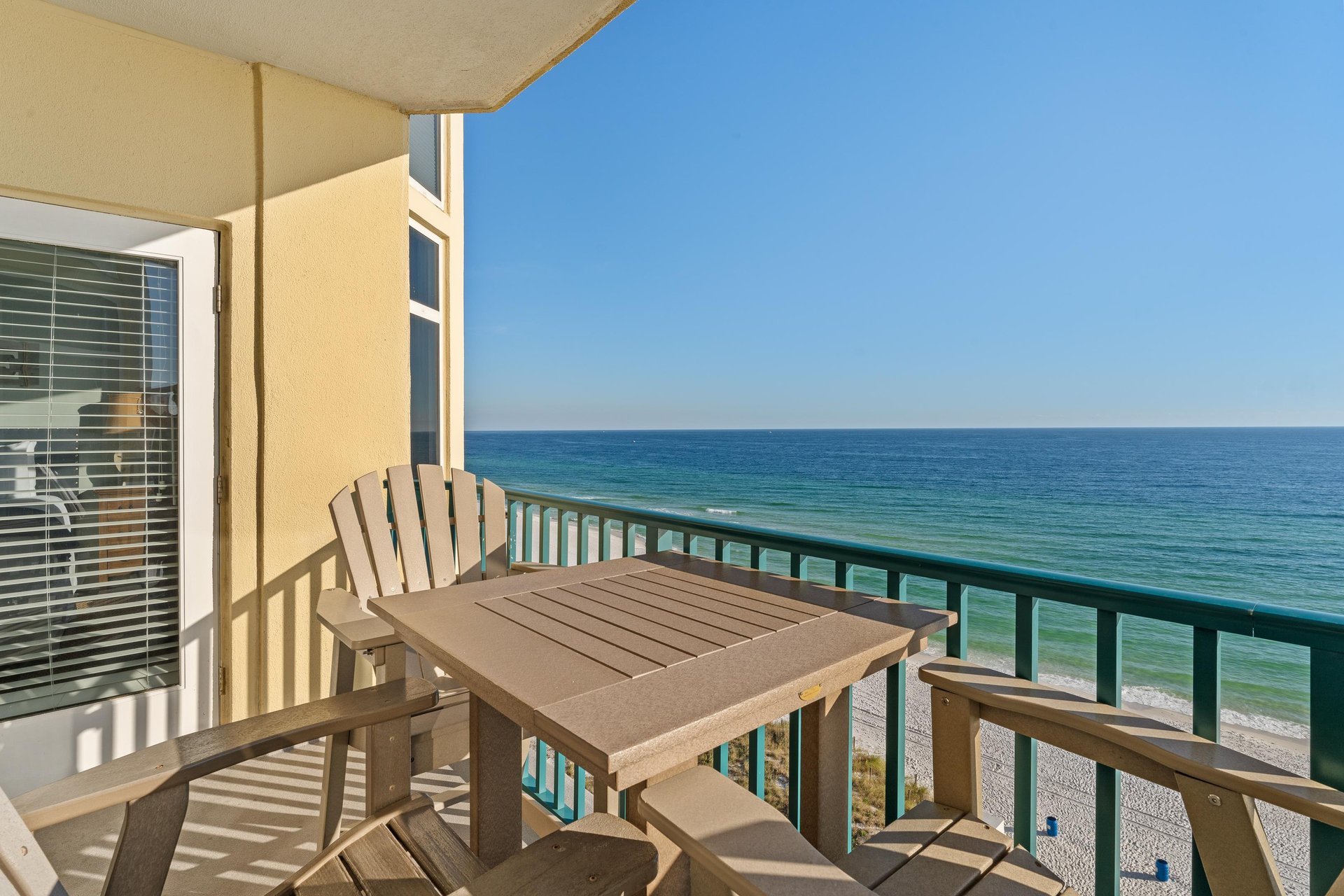 Seating on the Private Gulf Front Balcony
