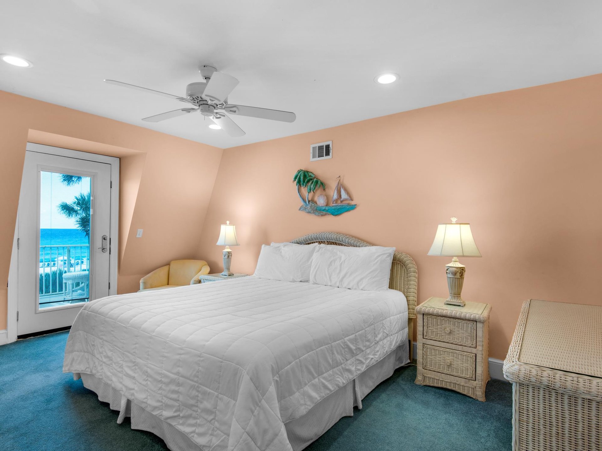 King Bedroom with Gulf View 2nd fl