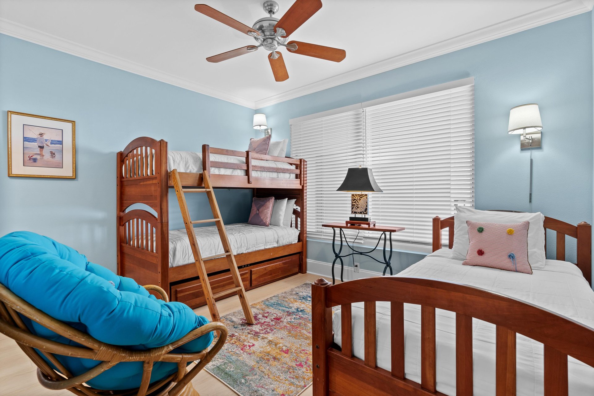 Bedroom 3 with Bunks and Trundle