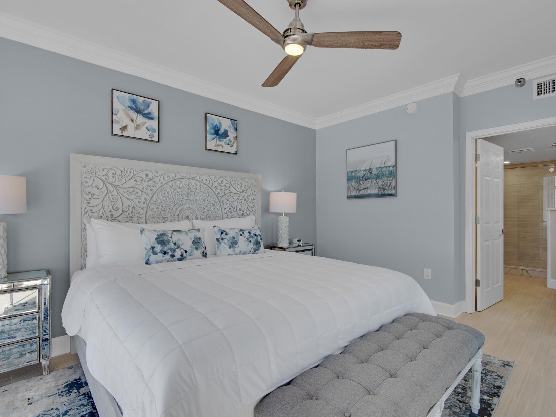 Primary Bedroom with King Bed and En Suite