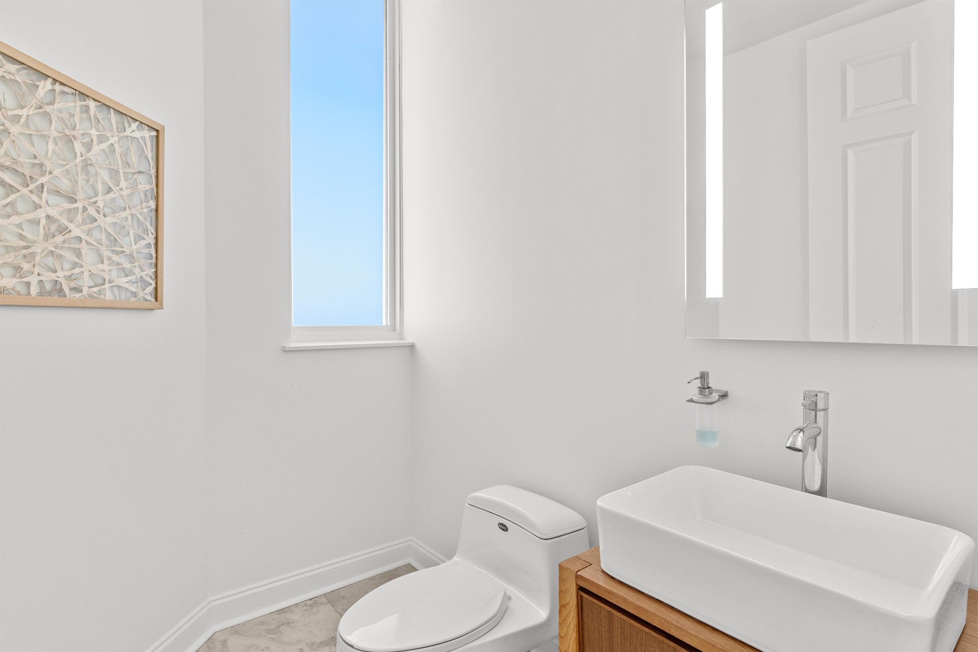 Half Bath on 1st Floor