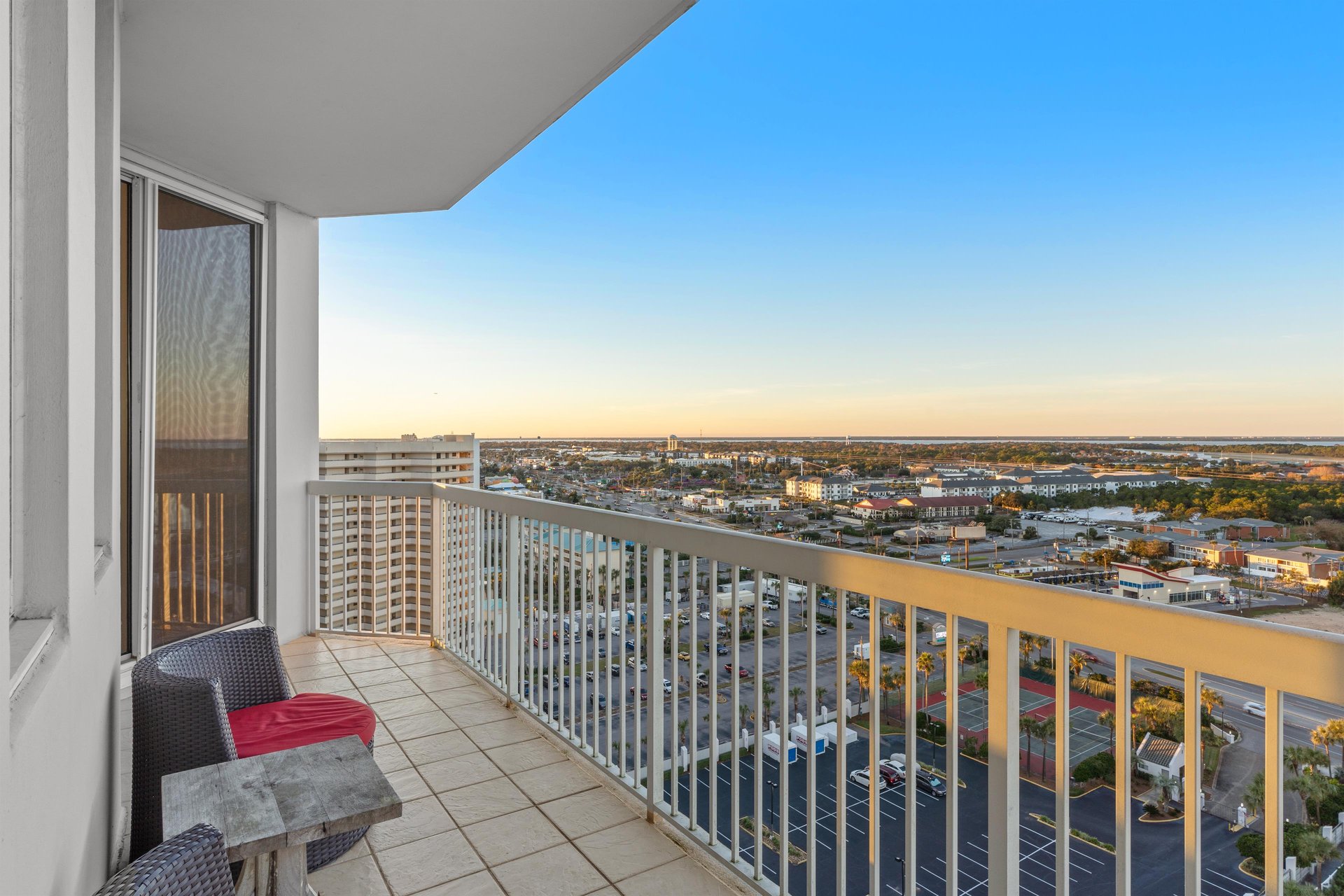 North Balcony off Dining Area