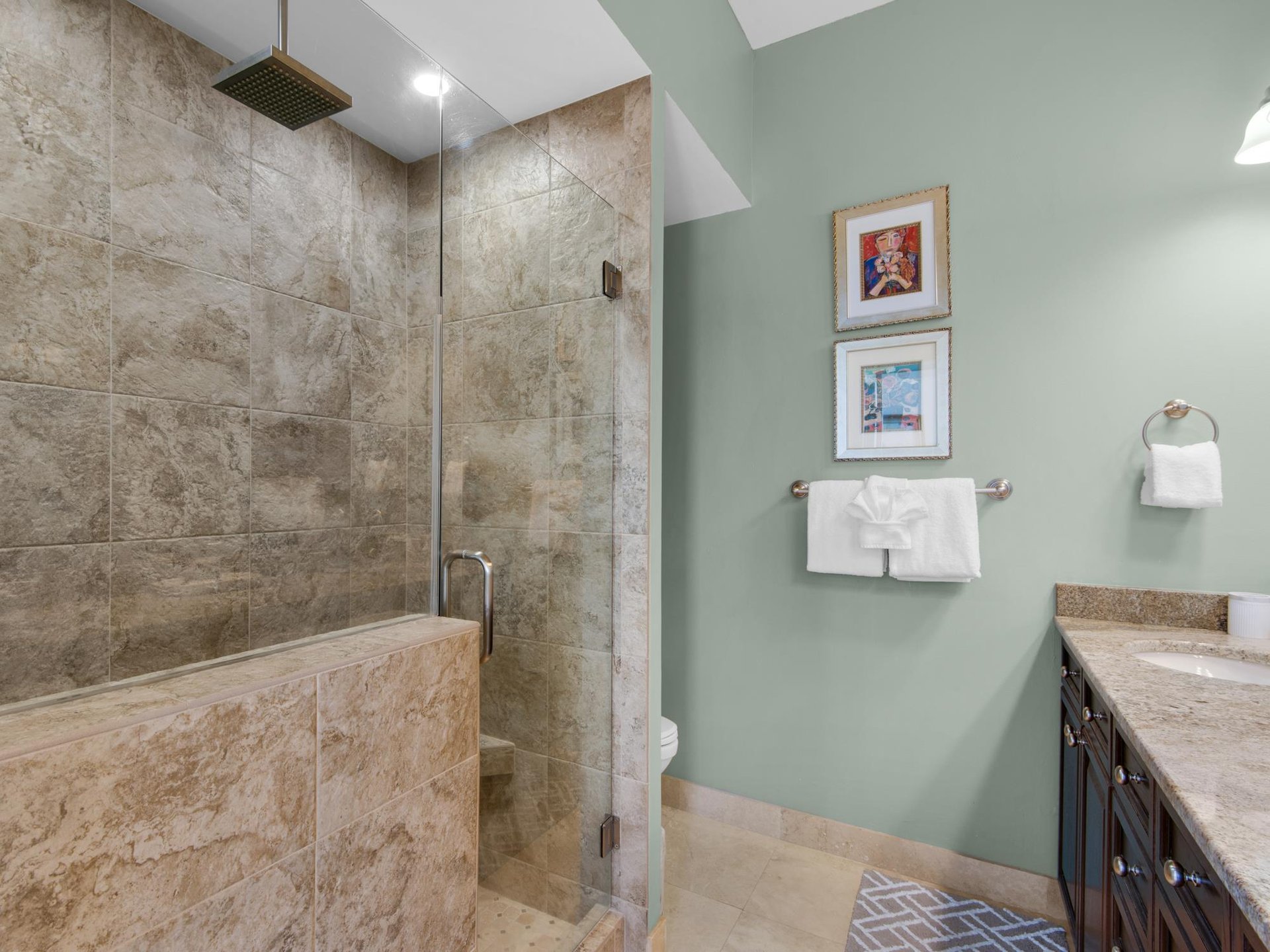 Large Walkin shower in Primary Bath