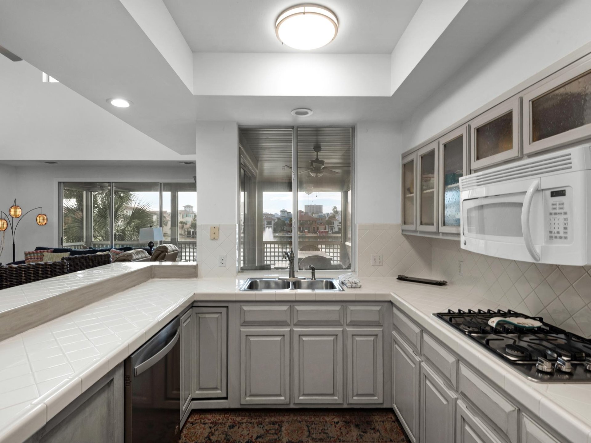 Pass thru Window to Screen Porch from Kitchen