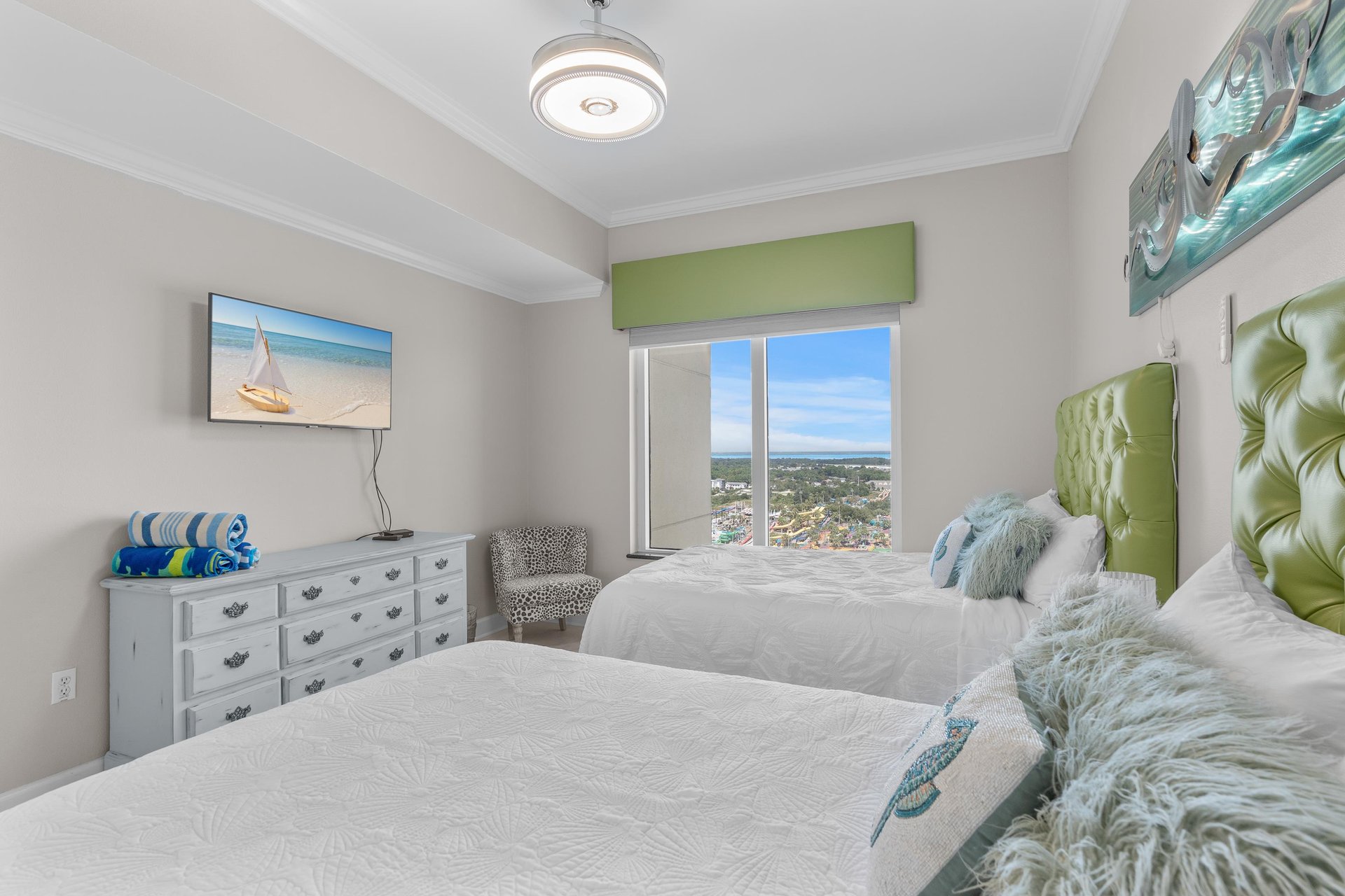 Guest Bedroom with Bay Views