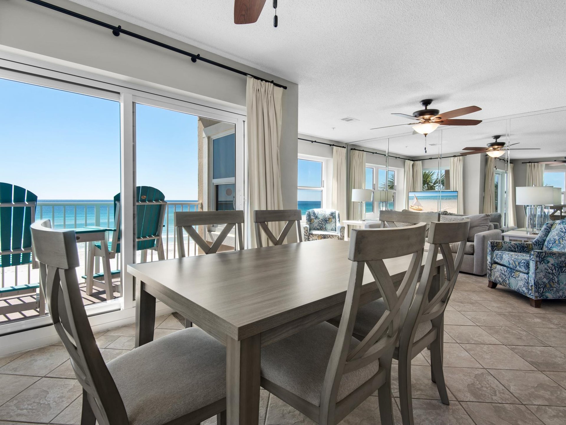 Dining Area with Gulf Views