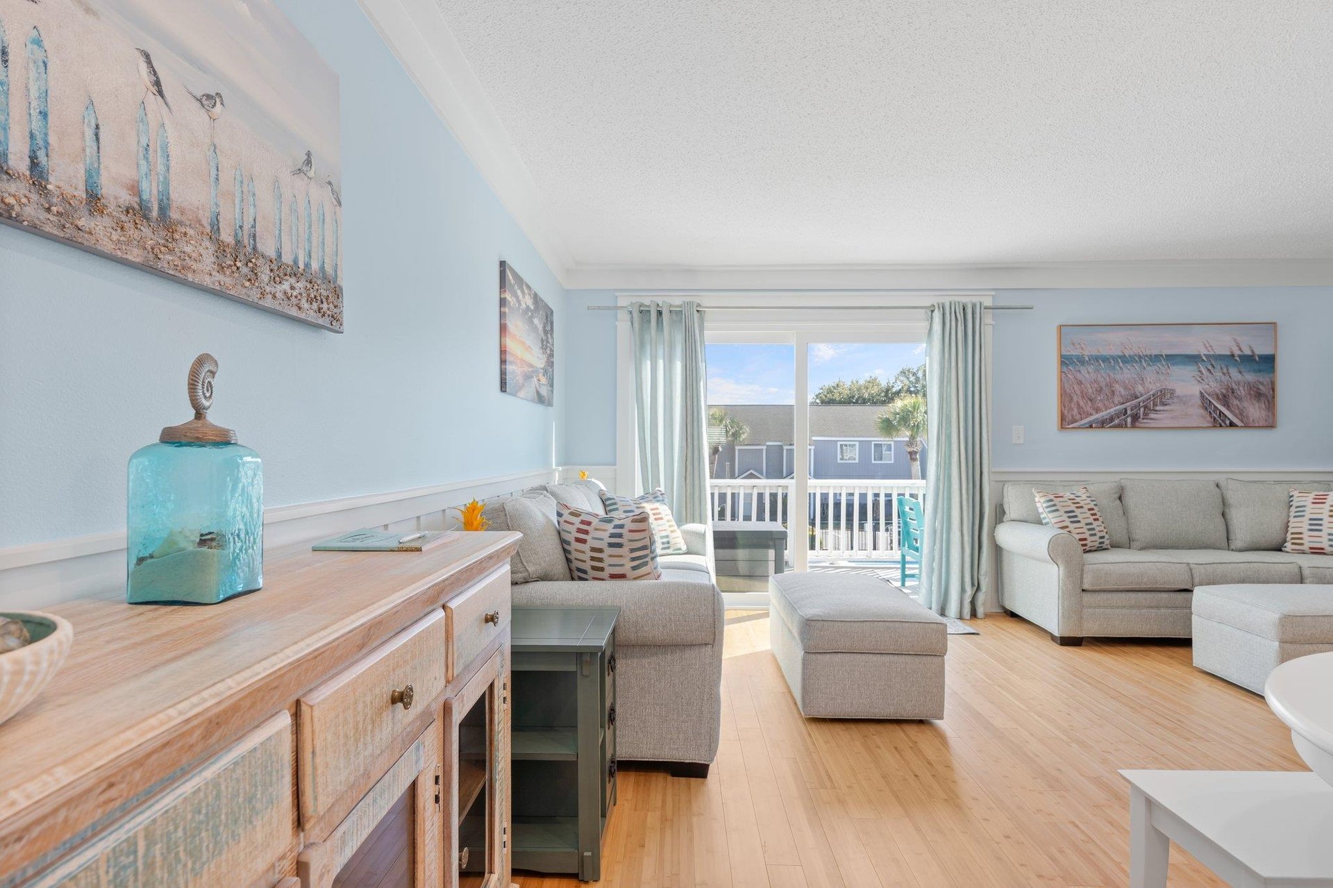 Balcony View from Kitchen Area