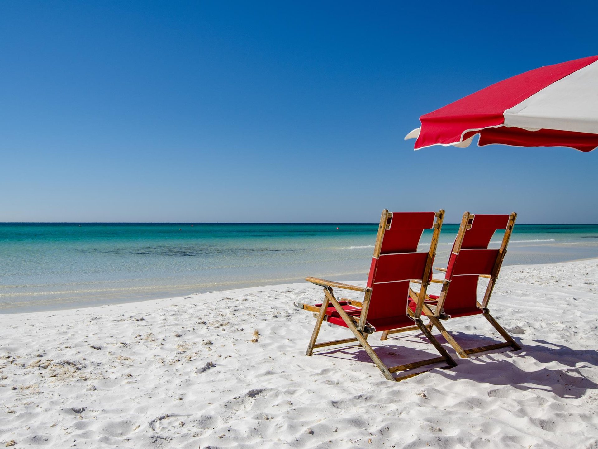 Complimentary Chairs at the Beach Provided Seasonally