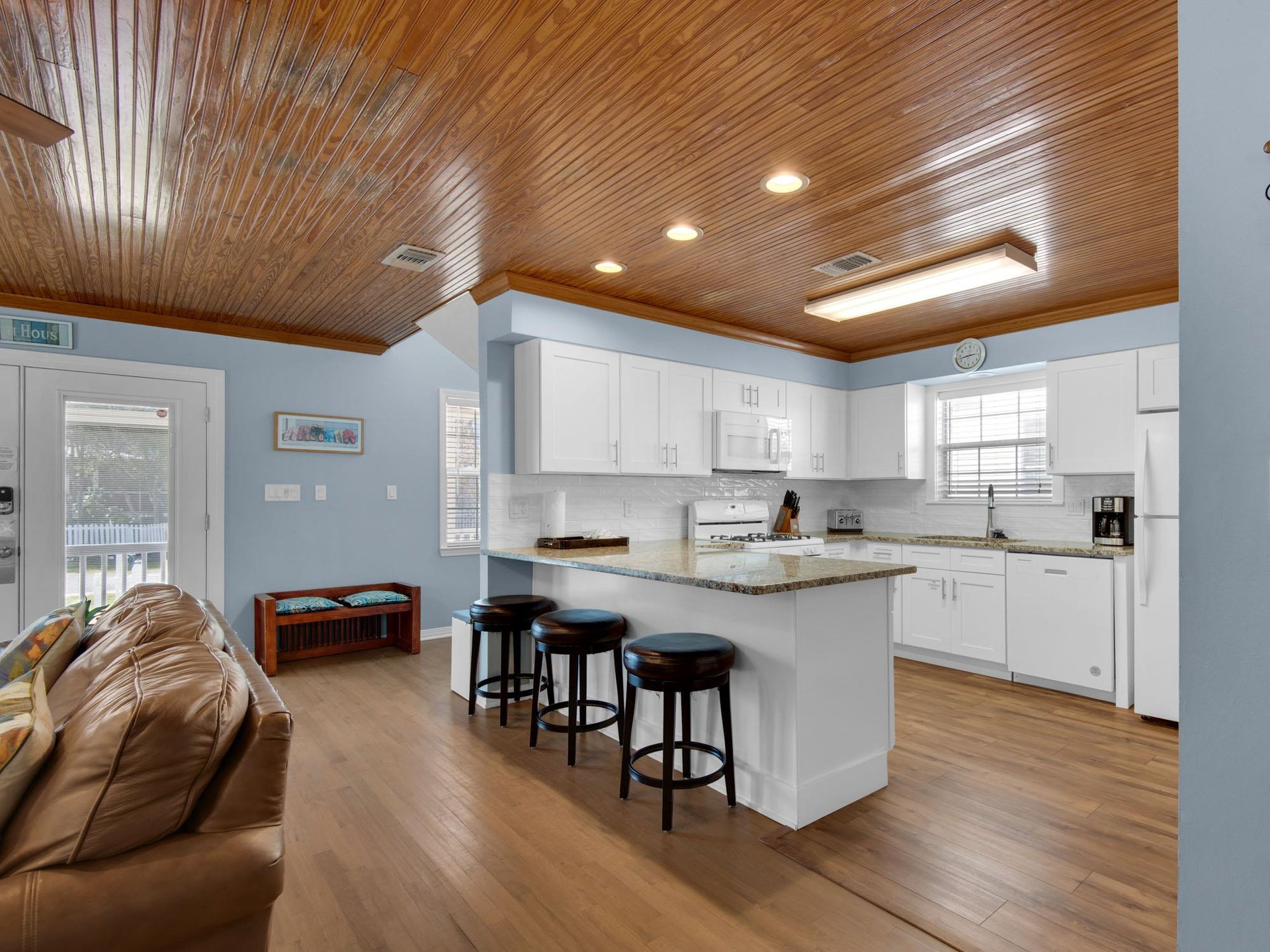 Kitchen Open to Living Room