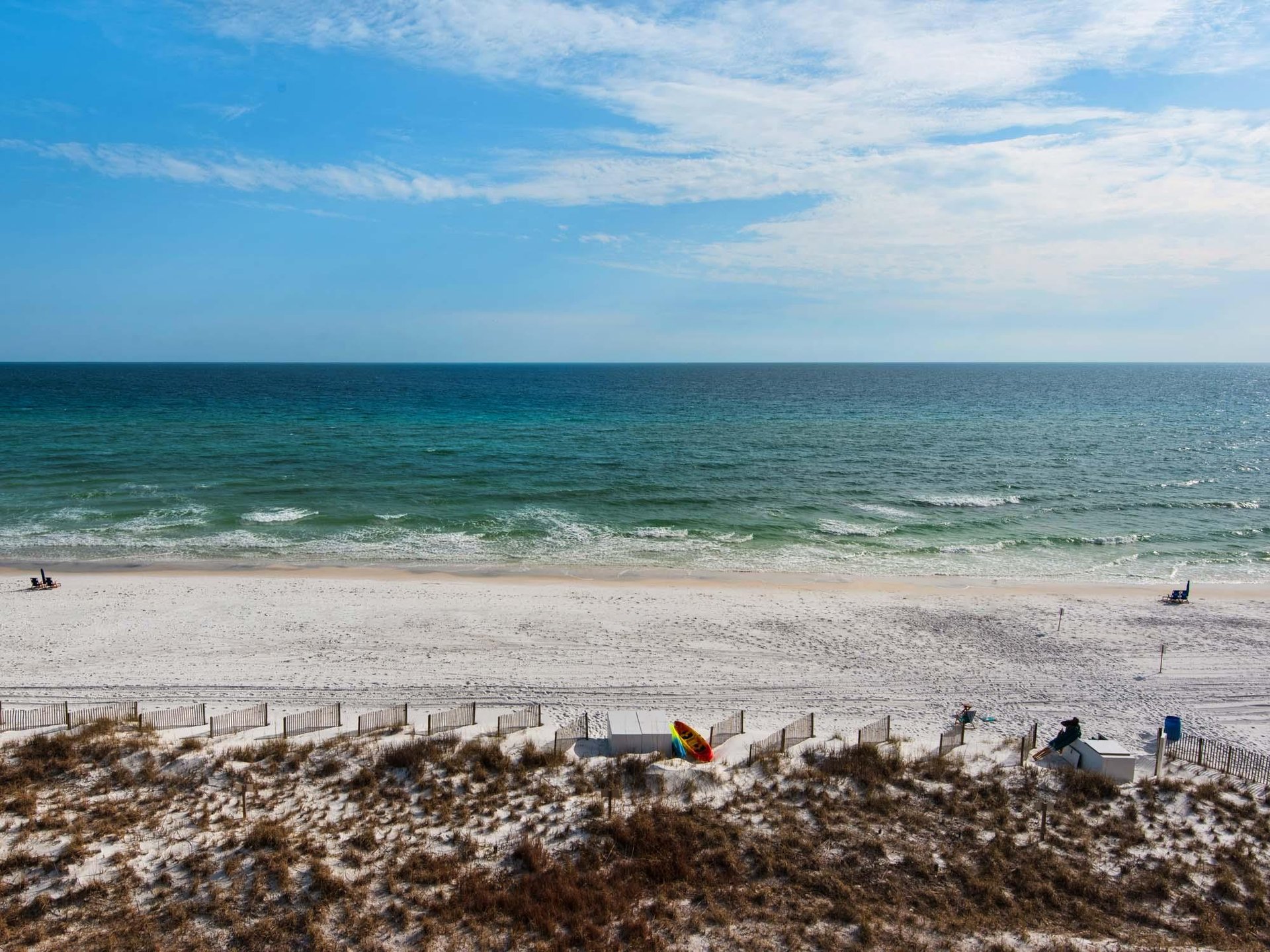 Gulf and Beach Views from the Private Balcony