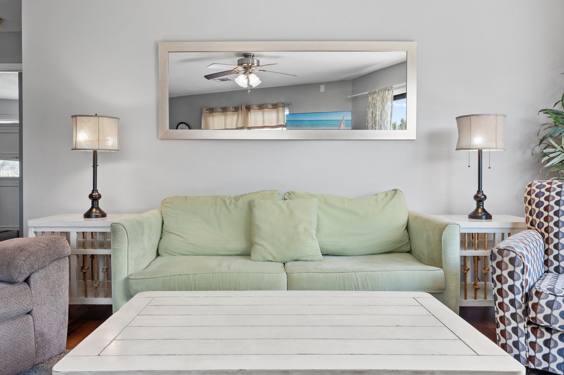 Living Area with Sleeper Sofa