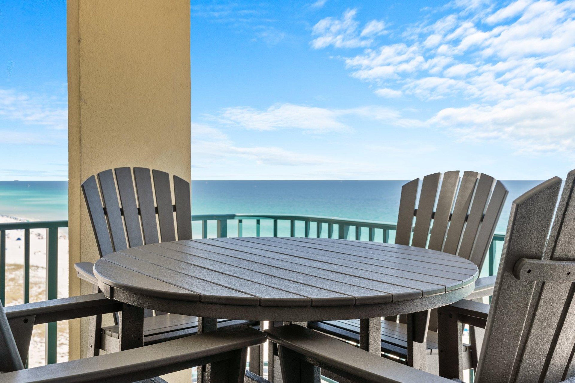 Private Balcony with Space for Dining and Relaxing