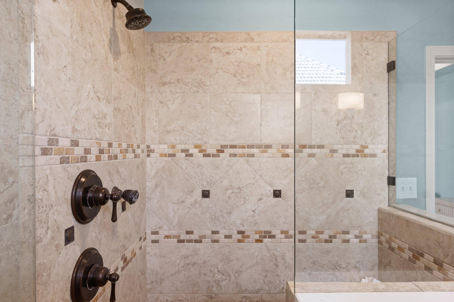 Large Primary Walkin Shower