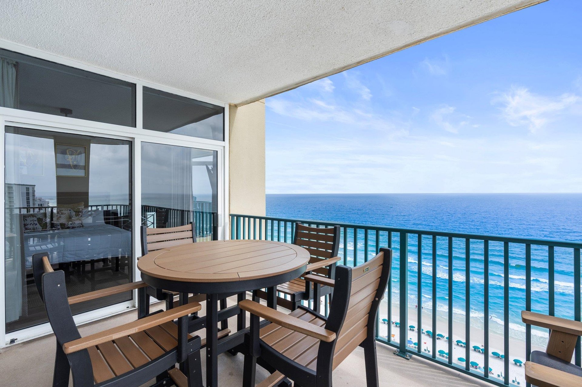 Primary Bedroom Opens Right onto the Private Balcony