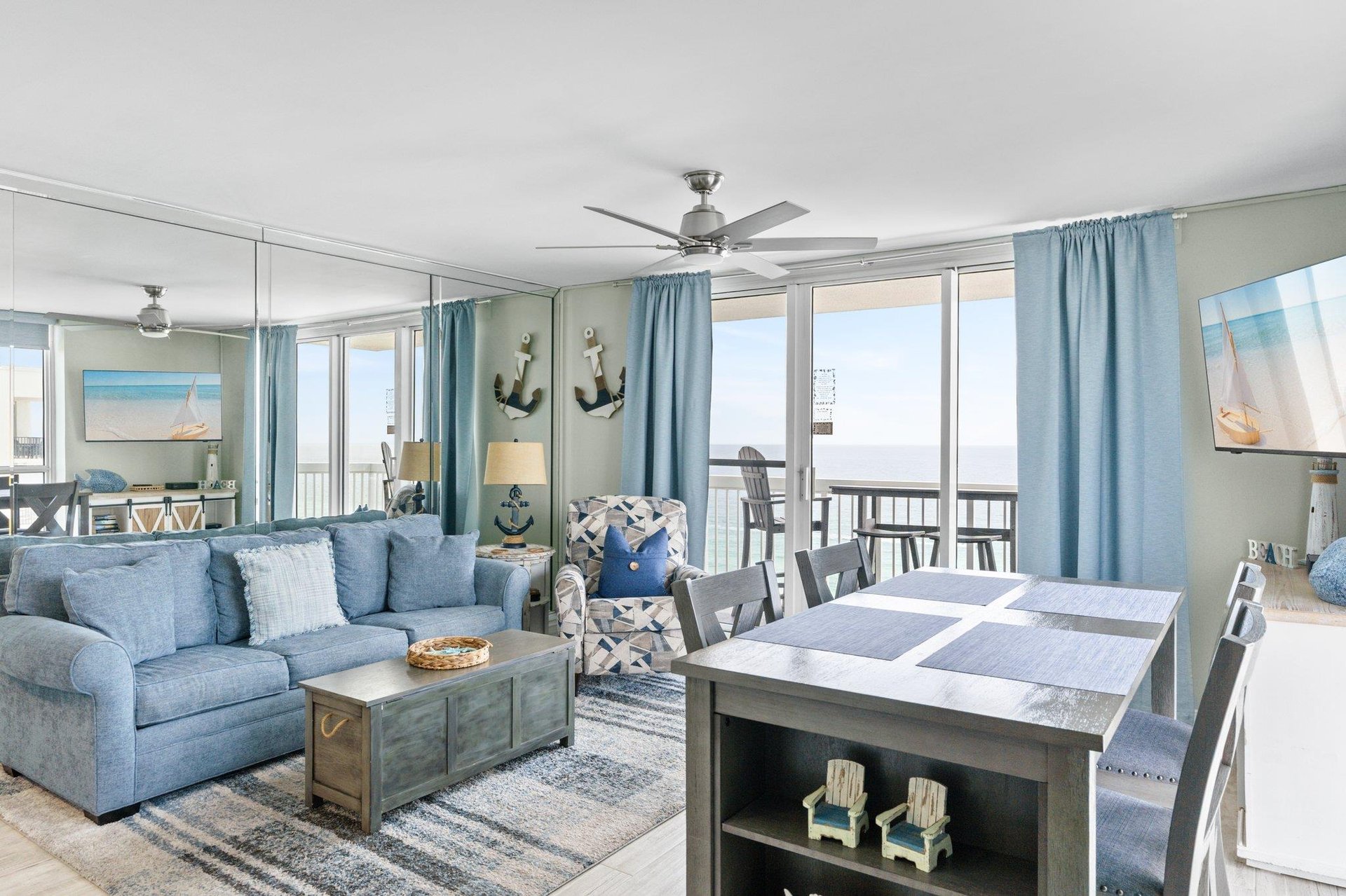 Living Room with Sleeper Sofa