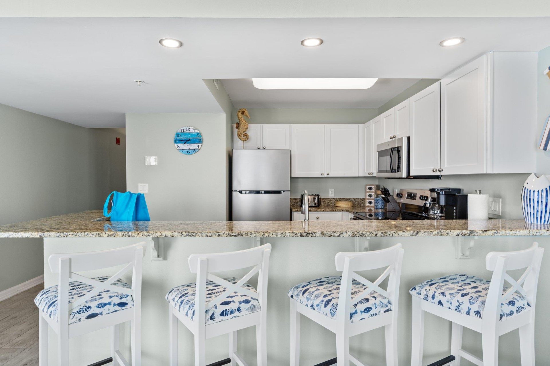 Kitchen with Bar Seating