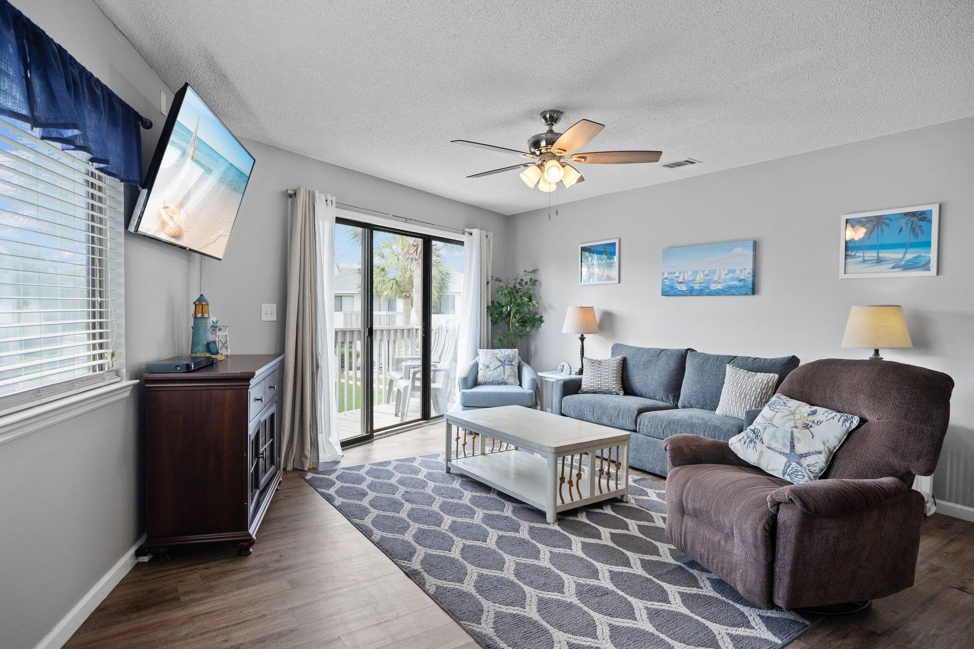 Living Area with Sleeper Sofa