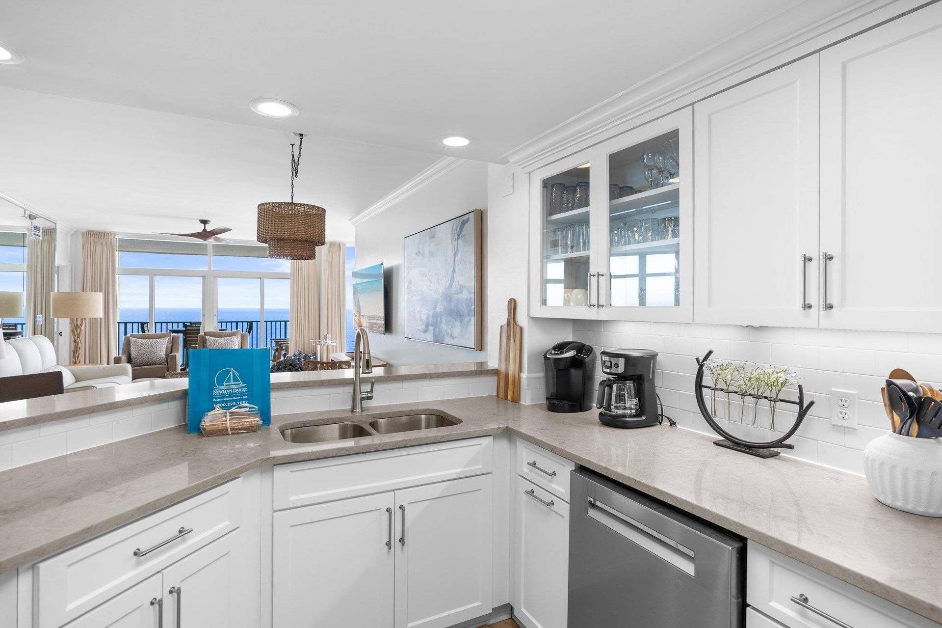 Gulf View from the Kitchen