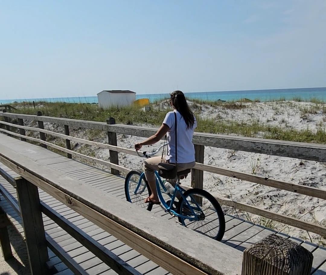 Biking the beach