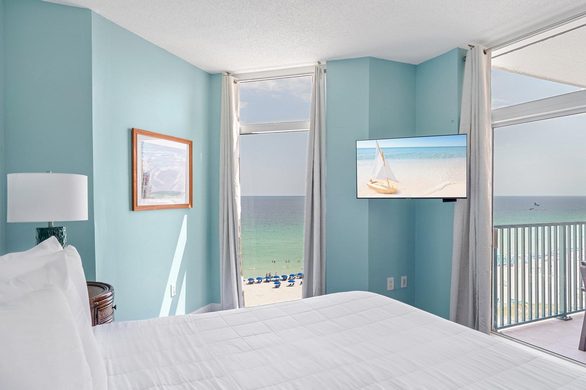 Gulf Views from Primary Bedroom