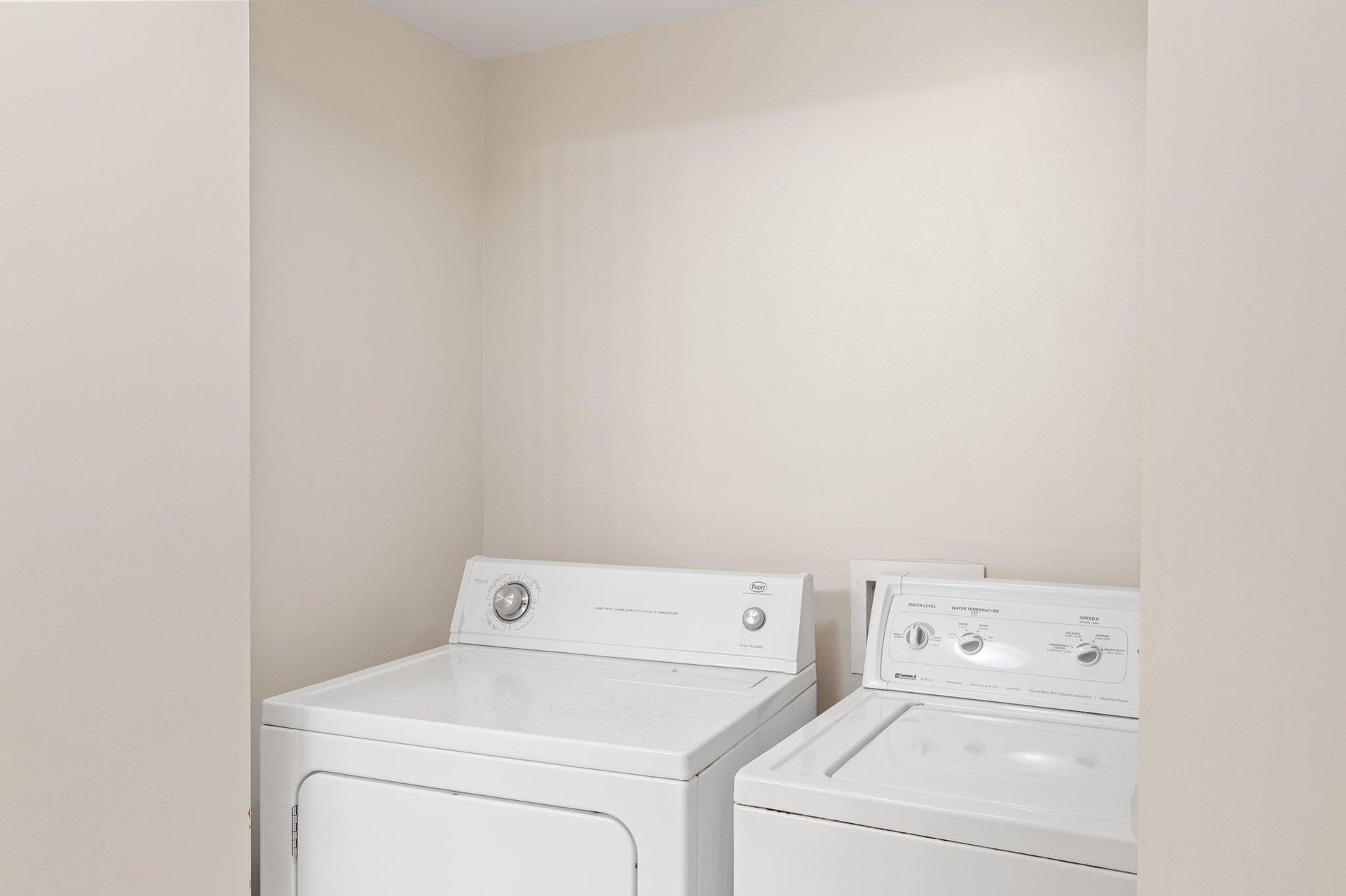 Washer and Dryer in Unit for added Convenience