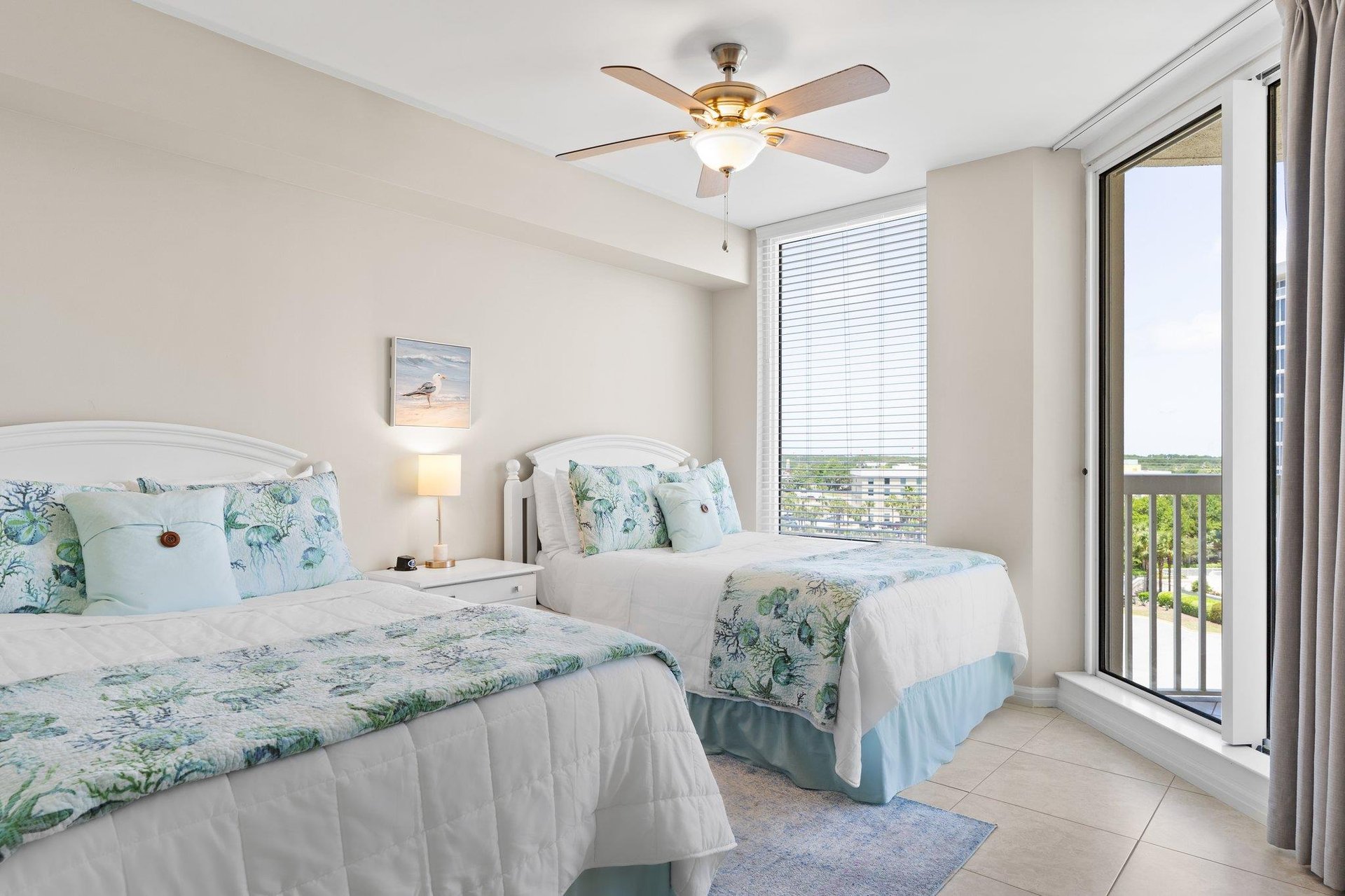 Bedroom 3 with 2 Double Beds