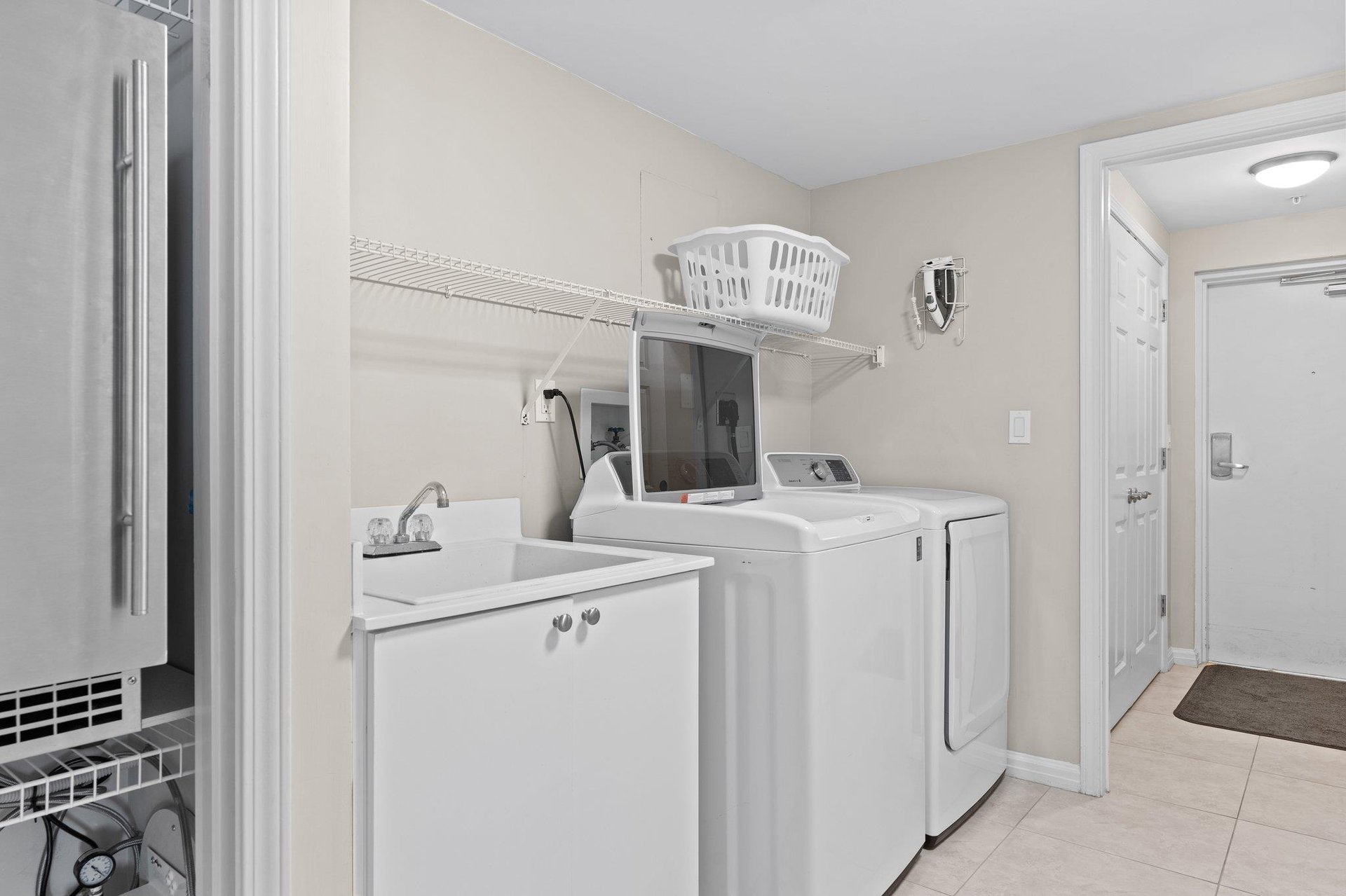 Laundry Room with Stand Alone Ice Maker
