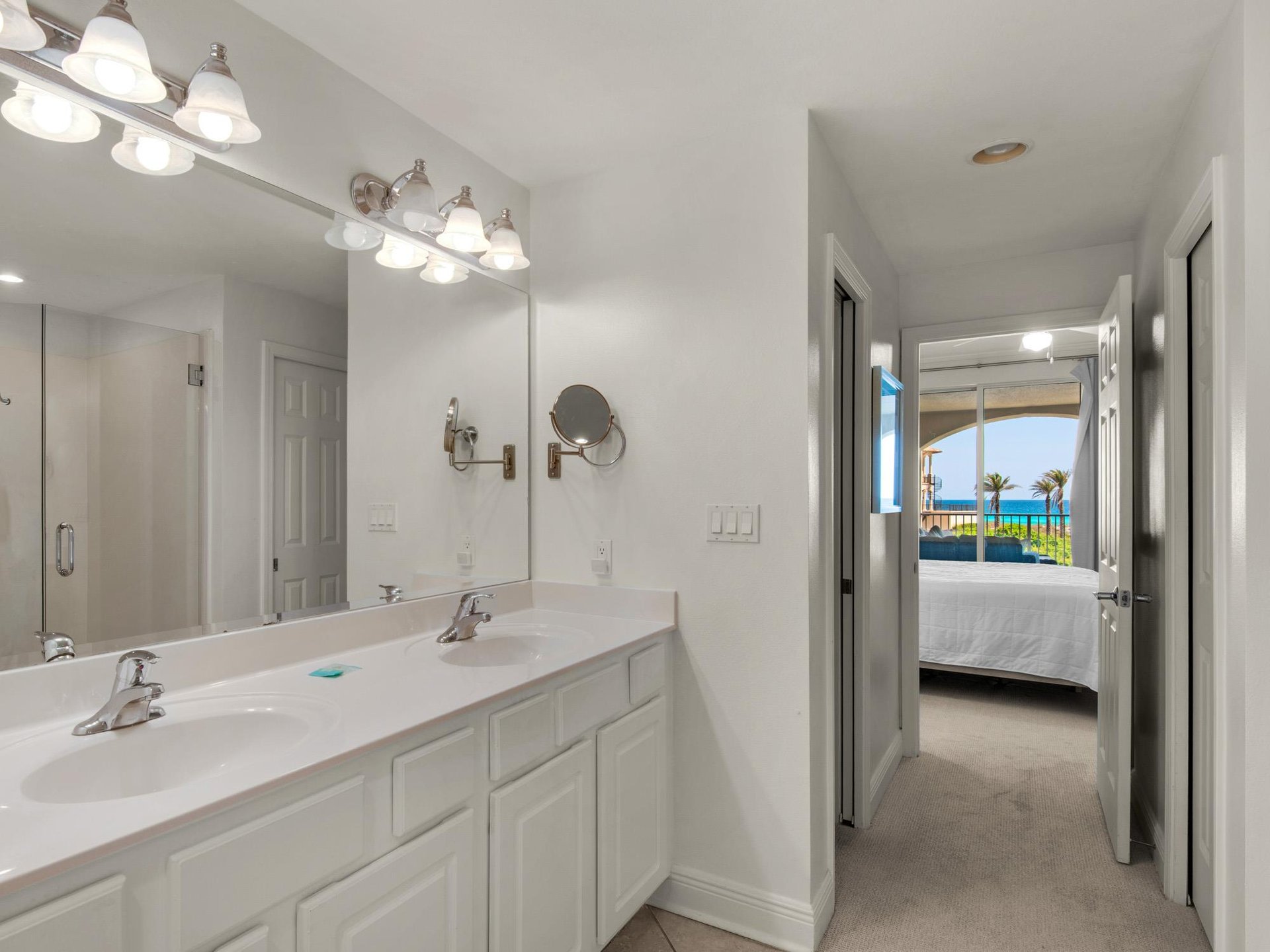 Primary bathroom with Double Vanities