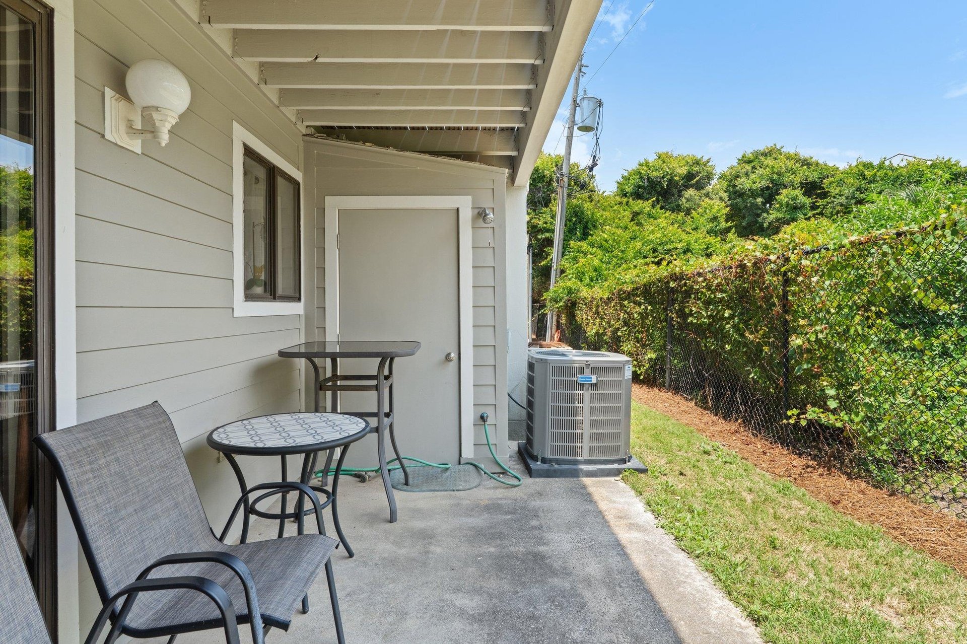 Back Porch with Patio Furniture 1st Floor