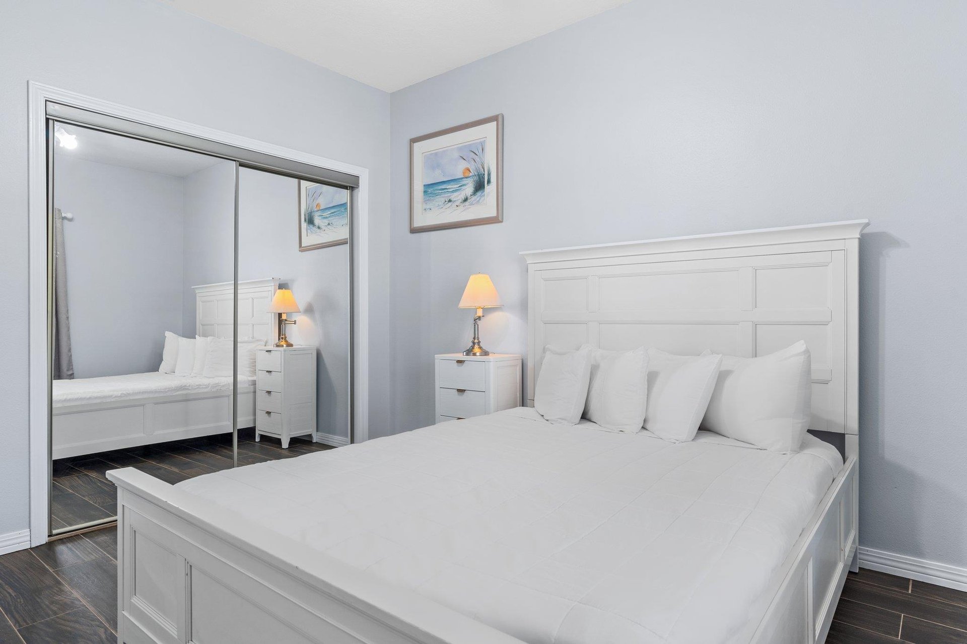 Bedroom 2 with Queen Bed and Closet