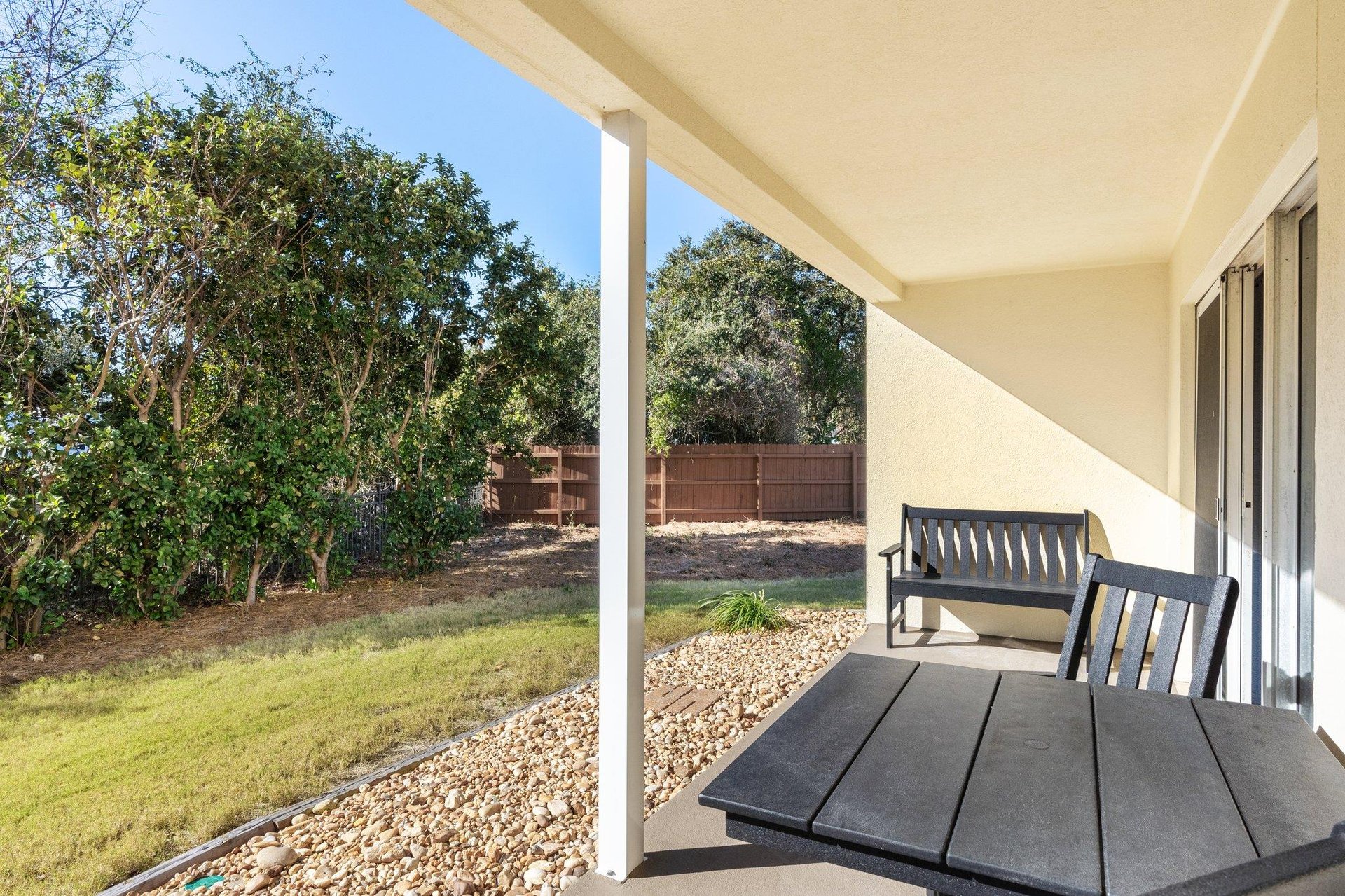 Northern View from Patio  this grassy area is not a pet friendly area