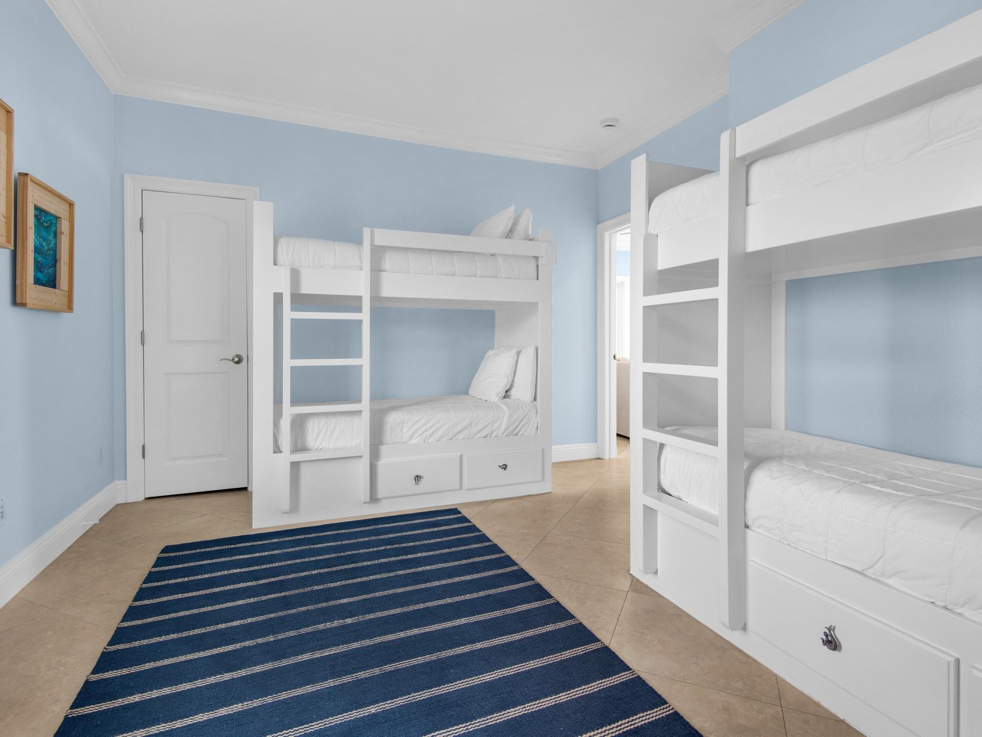 Bedroom 5  3rd Floor with 2 BuiltIn Bunk Beds