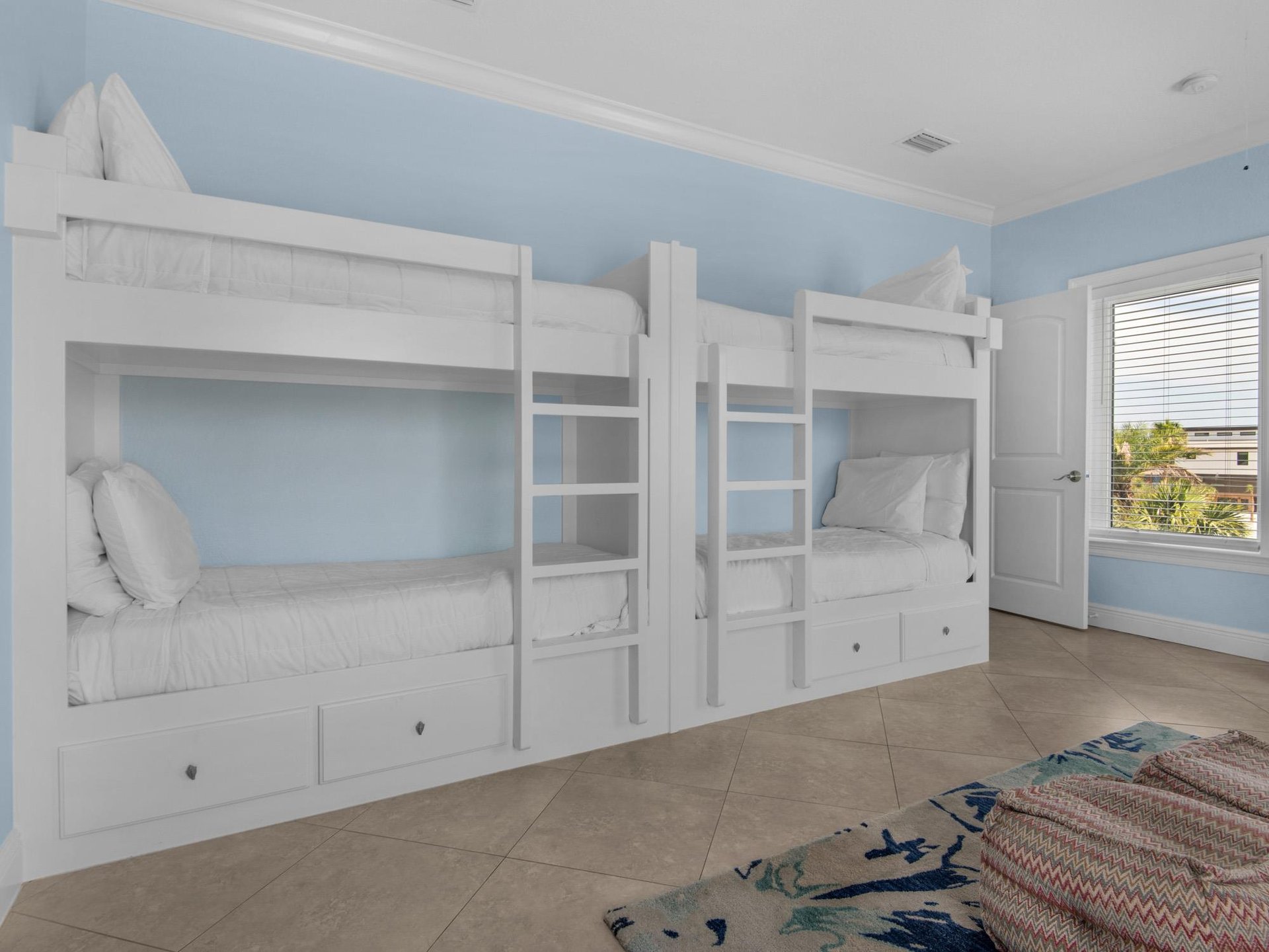 Bedroom 6  3rd Floor with 2 Bunk Beds